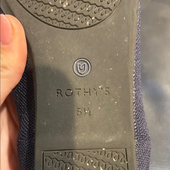 Rothy's Navy Blue Flats - Picture 2 of 3